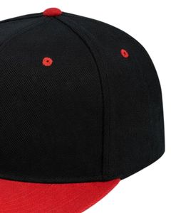 Customized Black Red <b>Flat</b> Brim Snapback <b>Cap</b> For Men Women Adjustable Cotton Baseball <b>Hat</b> Casual Streetwear Premium Quality - Product Image 4