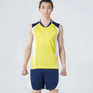 Men Women Volleyball <b>Sets</b> Jerseys Shorts Uniforms Training Suit Running <b>Set</b> Plus Size Front 100% Polyester Anti-Uv Breathable - Product Image 2