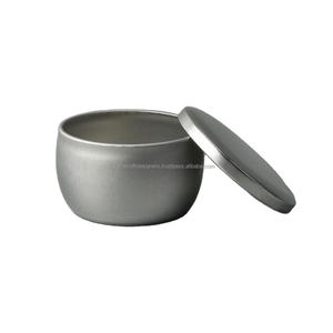 <b>Tin</b> Metal Jar Airtight Lid Top Hot Selling Readymade <b>Candle</b> Jar logo Printed Custom Branded <b>Candle</b> Wax Container Jar Wholesales - Product Image 3