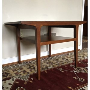 Handcrafted Walnut Mid-Century Modern <b>Side</b> <b>Table</b> Wholesale from India - Product Image 1