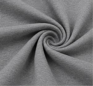 T-shirt gris à manches courtes et col rond pour homme, coupe classique, couleur unie, 100 % coton jersey tricoté, design uni, respirant à l'avant - Product Image 6