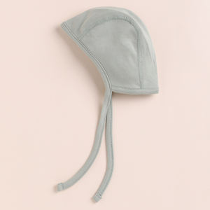Premium Quality Organic Bamboo <b>Bonnet</b> Hat Sage-for Baby's Bedding - Product Image 1