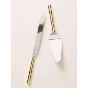 Wedding Style Metal Cake <b>Knife</b> With <b>Sharp</b> Blade And Polished Finish For Formal Cake Cutting Ceremonies - Product Image 6