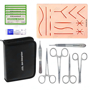 Kit de formation en suture pour étudiants en médecine, kit de pratique de suture chirurgicale avec coussin de suture - Product Image 1