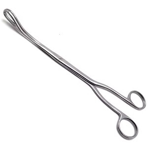 Pince à éponges à anneau en acier inoxydable réutilisable pour une manipulation sécurisée des éponges, gazes et pansements - Product Image 4