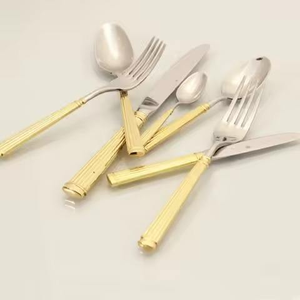 Juego de Cubiertos de Metal de Lujo, Cuchara, Tenedor y Cuchillo, para Colecciones de Vajilla Sofisticadas - Product Image 5