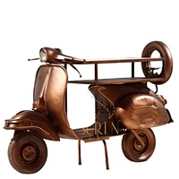 Table de comptoir d'événement en métal artisanal indien, design automobile et scooter, pour salon, hôtel, école
