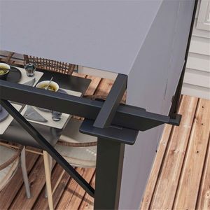 Gazebo con Tettoia per Patio, Resistente e Impermeabile - Product Image 2