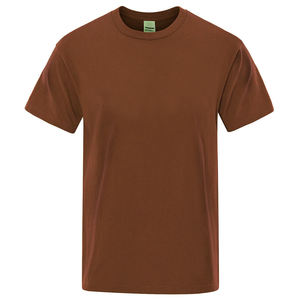เสื้อยืดผู้ชาย FOCODA คุณภาพสูง หรูหรา ผ้าฝ้าย 100% หนา สีพื้น แบบสั่งทำพิเศษ ทรงโอเวอร์ไซส์ ระบายอากาศดี คอกลม แขนสั้น - Product Image 3