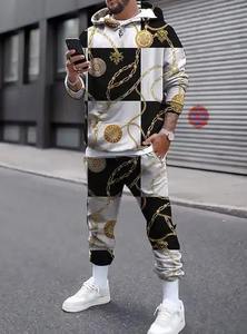 ชุดเซ็ตแทรคสูทฤดูร้อนแบบยูนิเซ็กซ์ พร้อมเสื้อฮู้ดแขนยาวและกางเกงกันลมระบายอากาศได้ดี-ผ้าฝ้าย 100% หนัก 450 กรัม - Product Image 5