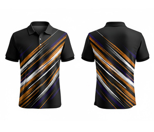 เสื้อโปโลบริษัทแบบสั่งทำพิเศษ พร้อมบริการพิมพ์ลายแบบ Sublimation ผลิตโดยผู้ผลิตที่เชี่ยวชาญ ตะเข็บทนทาน สำหรับผู้ชาย ผู้หญิง และเยาวชน แห้งเร็ว ระบายอากาศได้ดี เหมาะสำหรับกิจกรรมกีฬา - Product Image 3