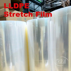 300m Length 50cm Width PE <b>Hand</b> Roll Stretch Film with Soft <b>Cast</b> Processing Features Rotating Handles - Product Image 5