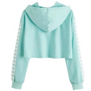 Sudadera con Capucha Corta para Mujer, Elegante y de Alta Calidad, Tejido Transpirable Antipilling, para Invierno, Servicios OEM - Product Image 4