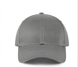 Casquette de baseball 6 panneaux unisexe réglable en sergé de coton, chapeau décontracté couleur unie taille adulte respirant pour le printemps et l'été - Product Image 4