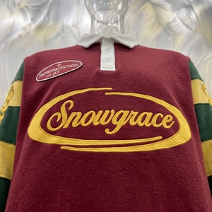 Snowgrace Short Sleeve Striped Baseball Jersey V-neck Relaxed Fit Unisex Adults Spring Summer Breathable <b>Polyester</b> <b>Shirt</b> - Product Image 5