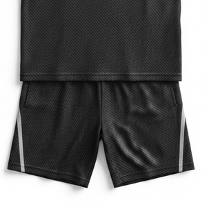 Tenue de football professionnelle imprimée par transfert thermique, maillot et pantalon personnalisés pour équipe, avec nom et lettres imprimés, protection UV - Product Image 3