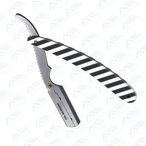 Navaja de Barbero Recta de Acero Inoxidable con Hojas Derby Individuales, Navaja de Afeitar de Filo Recto de Marca Privada para Corte de Cabello Profesional - Product Image 2