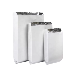 ถุงกระดาษคราฟท์สีน้ำตาลย่อยสลายได้ ฐานแบน ใช้กับไมโครเวฟได้ สำหรับบรรจุข้าวโพดคั่ว ตะเข็บแข็งแรง ทนน้ำมัน บรรจุภัณฑ์คุกกี้ ราคาโรงงาน - Product Image 1