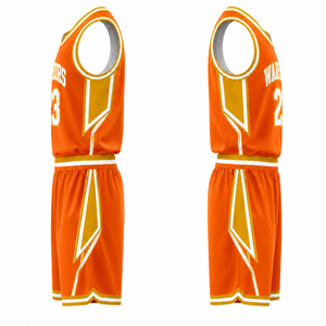 Premium Quality Basketball Uniform Set Custom Logo Sublimated Jerseys Breathable Moisture Wicking <b>Shorts</b> Sportswear Bulk - Product Image 5