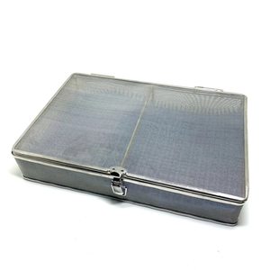 Cesta de Esterilización de Calidad Premium con Tapa, 40cmX25cmX7cm, Acero Inoxidable, para Instrumentos Clase I en Clínicas y Hospitales - Product Image 5