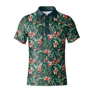 Camisetas Polo de Algodón Transpirable Tejido en Vietnam con Estampado por Sublimación, Estilo Golf Cómodo, Logotipo Personalizado para Hombre - Product Image 2