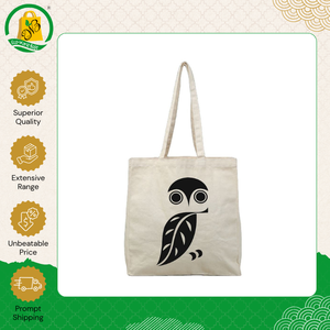 Top Notch Quality Organic Biodegradable Durable Cotton Shopping <b>Bags</b> with Custom Printed Logo & Shoulder Carry Handle for Sale - Product Image 3