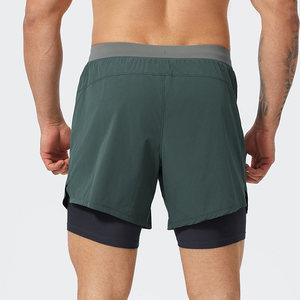 Shorts de sport décontractés pour hommes, en toile respirante, coupe haute, coupe-vent, séchage rapide, pour l'été, style hip-hop, personnalisables, vente en gros - Product Image 3