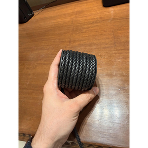 Vegan Plant-Based (100% PU FREE) <b>Leather</b>-Look Cords Round Shape PS DAIMA SONS Brand Roll Packing Made Delhi for Jewelry Making - Product Image 1