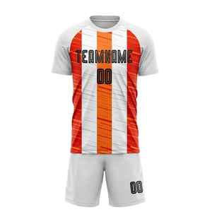 Uniforme de Fútbol de Estilo Único, Ropa de Práctica, Servicio OEM, para el Mercado Global de Ropa Deportiva, con Diseño de Rayas - Product Image 3