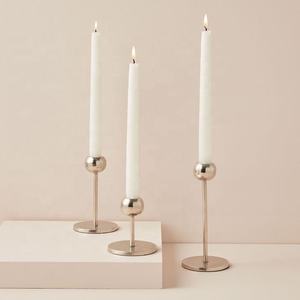 Ensemble de porte-bougies coniques en métal massif, support décoratif pour bougies pour la décoration de table de mariage - Product Image 2
