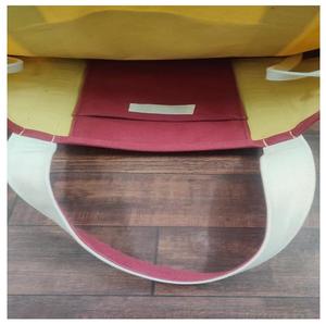 Sacs fourre-tout réutilisables en toile de coton imprimée, sacs de shopping et de cadeaux écologiques colorés avec logo personnalisable - Product Image 1