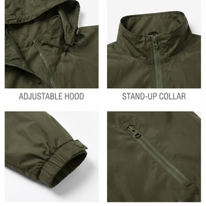 Chaqueta Cortavientos de Diseño Moderno y Elegante, Chaqueta Cortavientos de Alta Calidad para Hombre, Colores Personalizados en la Parte Delantera, Estilo Vintage, Precio Bajo - Product Image 4
