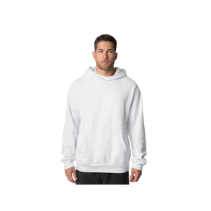 Sweat à capuche oversize pour homme de qualité supérieure, 450 GSM, couleur unie, en molleton de coton, style décontracté, avec poche, coupe classique, style automne - Product Image 2