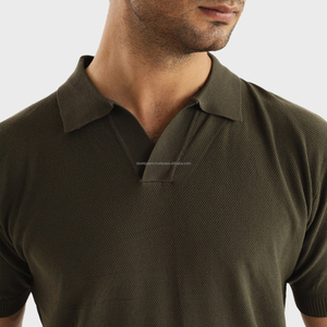 Camisa de Golf Formal para Hombre, Sólida, Transpirable, Ligera, de Secado Rápido, Ropa Deportiva de Alto Rendimiento, Absorbe la Humedad, Personalizable OEM - Product Image 3