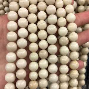 Cuentas de piedra de jaspe naturales, redondas, sueltas, para la fabricación de joyas y manualidades. - Product Image 5