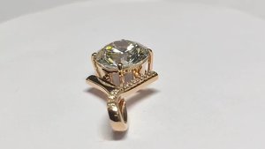 จี้เพชรเม็ดเดี่ยวแบบสั่งทำพิเศษสำหรับผู้หญิง ทองคำแท้ 14k เพชรเพาะเลี้ยง F-VVS2 งานแฮนด์เมด เครื่องประดับเพชรทองคำคุณภาพสูงสำหรับเธอ - Product Image 5