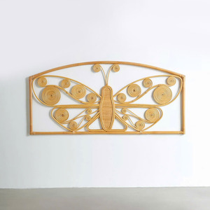 Trendy design rattan cane bed head headboard great quality bedhead natural bedroom furniture - Product Image 6