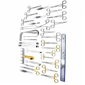 Ensemble d'instruments pour abdominoplastie, chirurgie esthétique, acier inoxydable, réutilisable, USA, Europe - Product Image 2