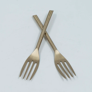 Fourchette en laiton personnalisée, nouvelle collection, fourchette à manche court, artisanat moderne, meilleur prix - Product Image 1