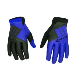 Daizen Star Full Finger Racing Gloves Polyurethane Coated Mono Print Nylon Non-Slip Motocross Outdoor Unisex Hook Loop Closure - Product Image 5