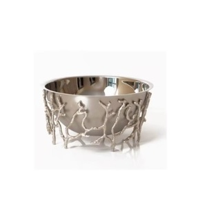 Ensemble de bols de service en acier et en laiton sur le thème du palmier pour une utilisation élégante pendant le Ramadan et les fêtes - Product Image 5
