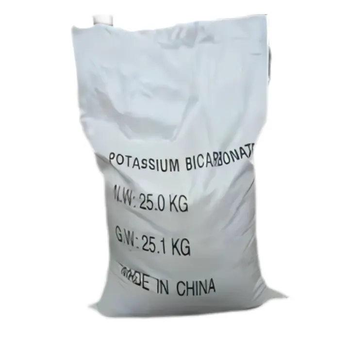 Endüstriyel kullanım için çin'de üretilen potasyum bikarbonat, 98% 99% içerik, yüksek kalite ve düşük fiyat