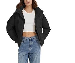 Chaqueta de Plumón Acolchada con Capucha para Mujer, Moderna y Personalizada, para Invierno - Product Image 3