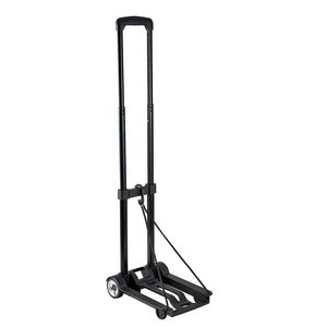 Carrello Pieghevole a 2 Ruote con Capacità di Carico di 50 kg, Carrello per Bagagli con Corda Elastica, Struttura Piattaforma Multiuso - Product Image 6