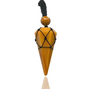 จี้มาคอตหินอเวนจูรีนสีเหลืองธรรมชาติทำด้วยมือสวยงามคุณภาพระดับพรีเมียม - Product Image 1