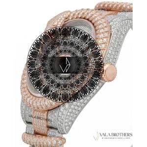 Montre de sport Rolax Datejustt avec cristaux de diamant, 31 mm, affichage analogique, chiffres romains, montre de luxe pour femmes, mode antique, alliage d'acier inoxydable - Product Image 3