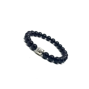 High Quality Black Tourmaline Beads Buddha Bracelet Romantic Gift Fashion Charm Jewelry <b>for</b> <b>Men</b> Women Energy Meditation - Product Image 3