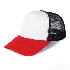Unisex Mesh Trucker <b>Hat</b> 6-Panel Adjustable Casual Cap Breathable Outdoor Spring Summer Adult Contrast Color Design - Product Image 4