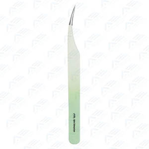 Nouveau style de pince à cils de précision pour classique et volume Pince à épiler professionnelle en acier inoxydable avec logo personnalisé - Product Image 3