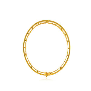 Brazalete Abrible de Plata 925 con Baño de Oro Amarillo y Diamantes Tallados en Rosa, Joyería Fina al por Mayor - Product Image 3